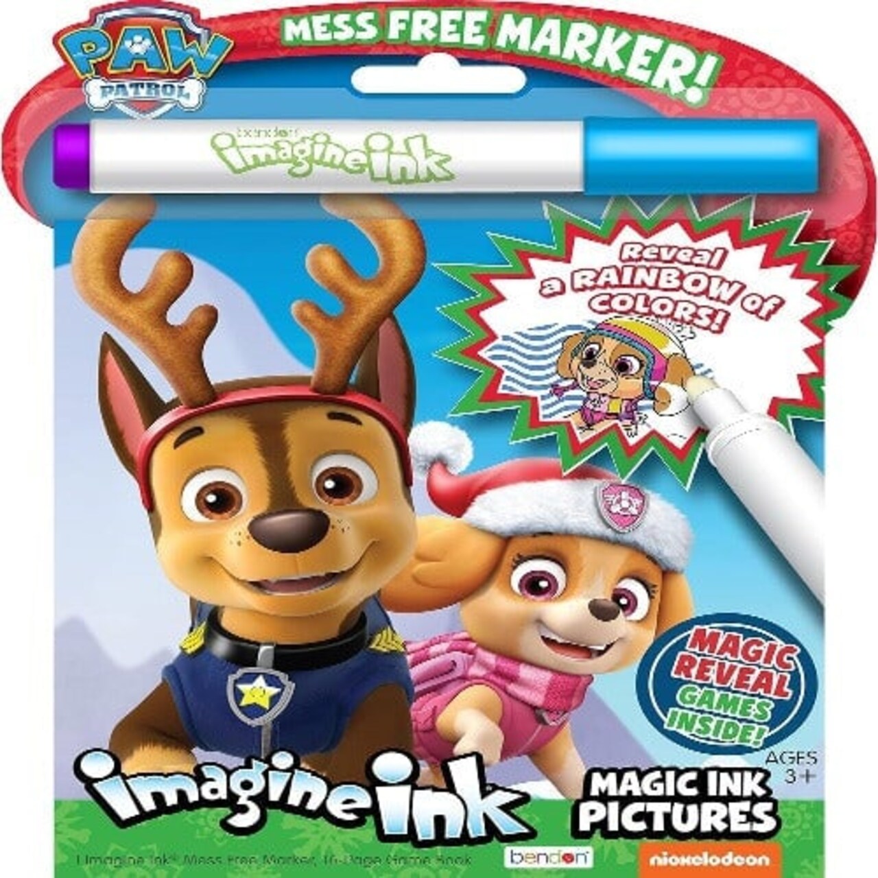 Paw Patrol Imagine Ink Holiday Activity Book 16 Pages Fun Kids Activities